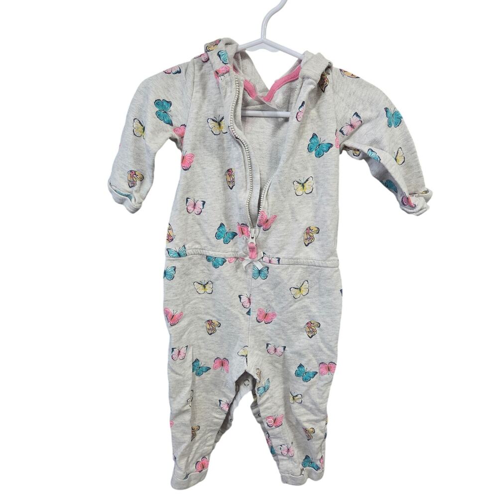Butterfly Hooded Jumpsuit - Carter's - 18mo